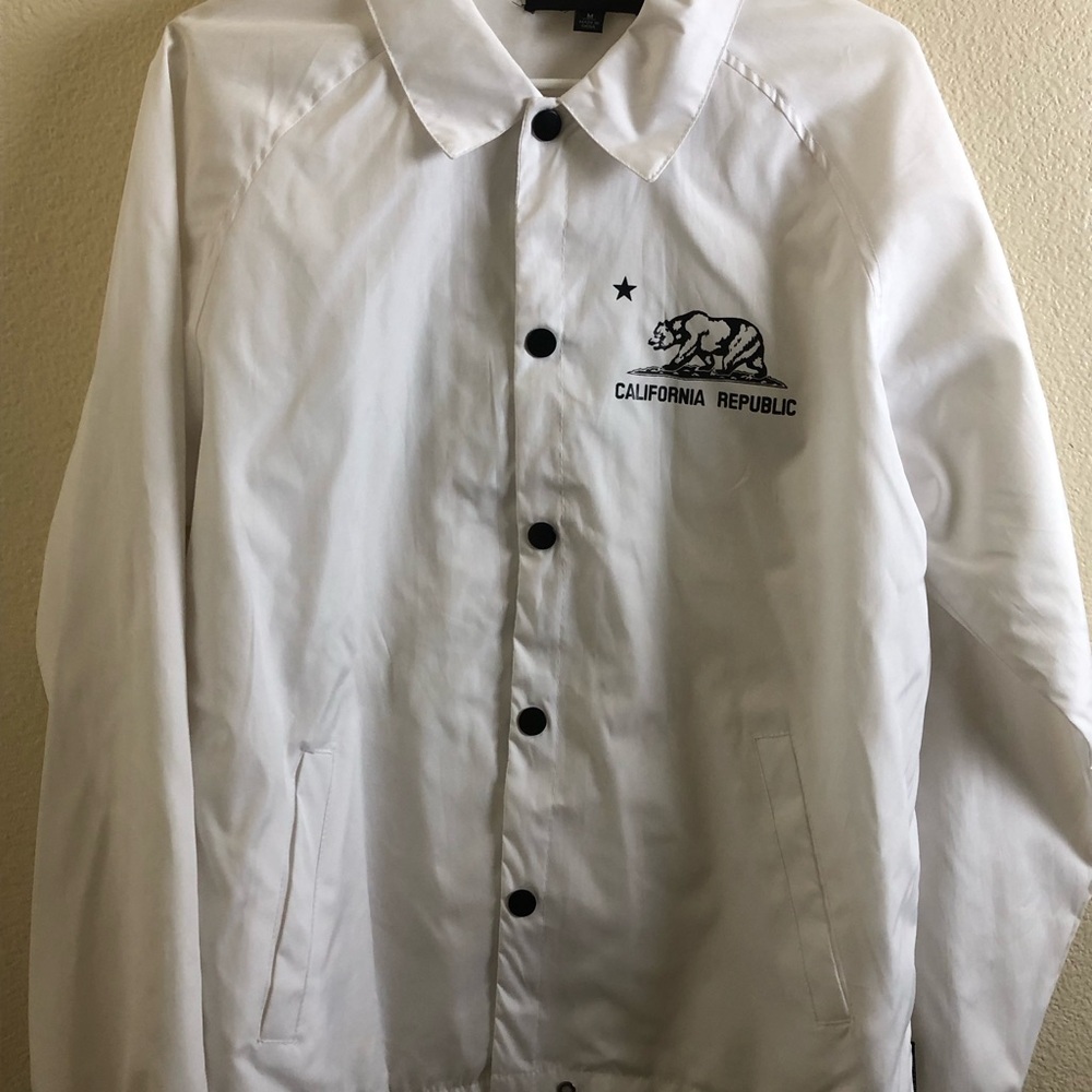Ring of Fire California Republic White Jacket